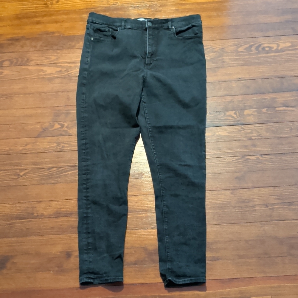 LOFT Black Skinny Jeans Tall